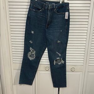NWT OLD NAVY Distressed Blue Jeans